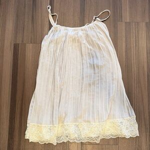 Victoria's Secret Sheer Nightgown with Lace Hem